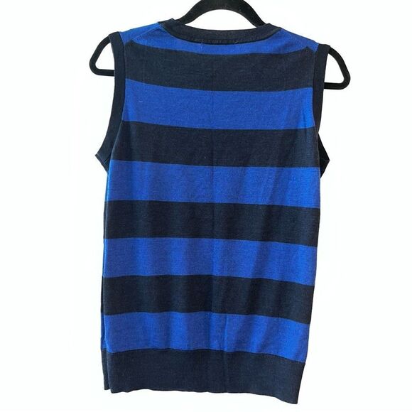 Banana Republic Stripe 100% Merino Wool Top - Size S - Picture 2 of 5